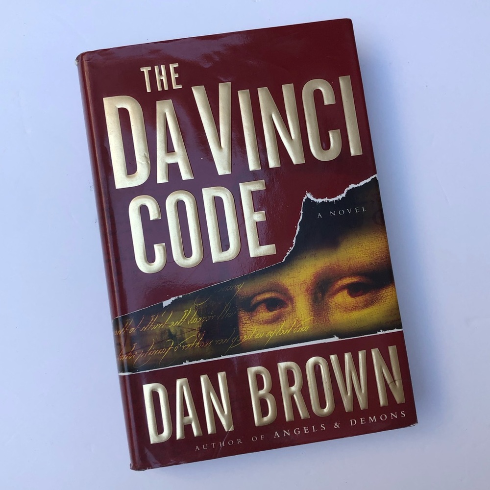 The Da Vinci Code by Dan Brown Hardcover Book
